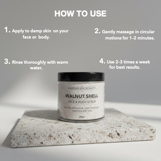 Walnut Shell Face & Body Scrub