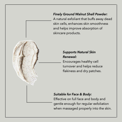 Walnut Shell Face & Body Scrub